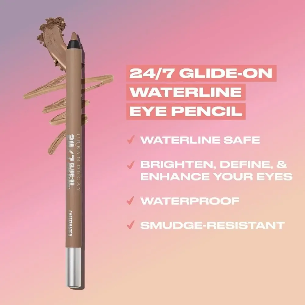 NEW URBAN DECAY Black Waterproof Eyeliner Eyeshadow Pencil Blendable Crayon
